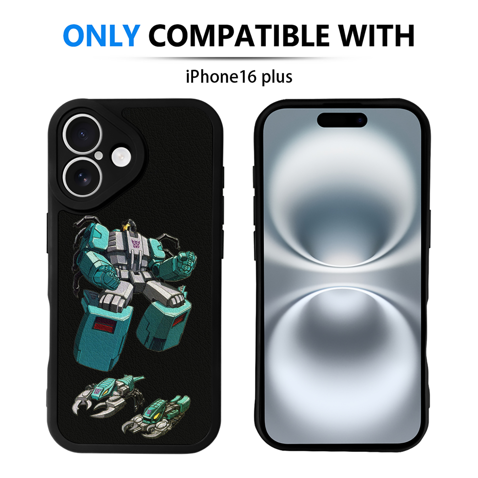 （画像用）  【iPhone 16シリーズ対応】シリコンスマホケース（レザー調） 材質：シリコン